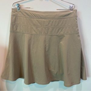 Athleta tan skort, size 12